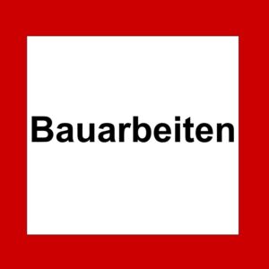 Mehr über den Artikel erfahren Bauarbeiten